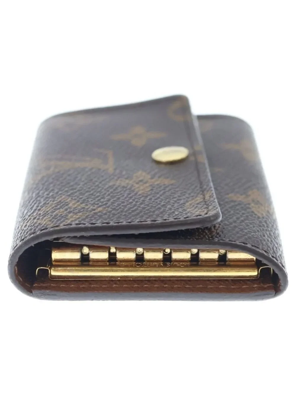 Louis Vuitton Monogram All Over Pattern Multicles 6 Row Key Case Brown